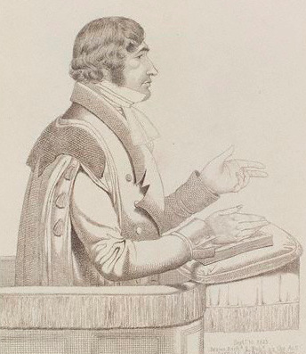 Edward Irving circa 1823 (public domain)