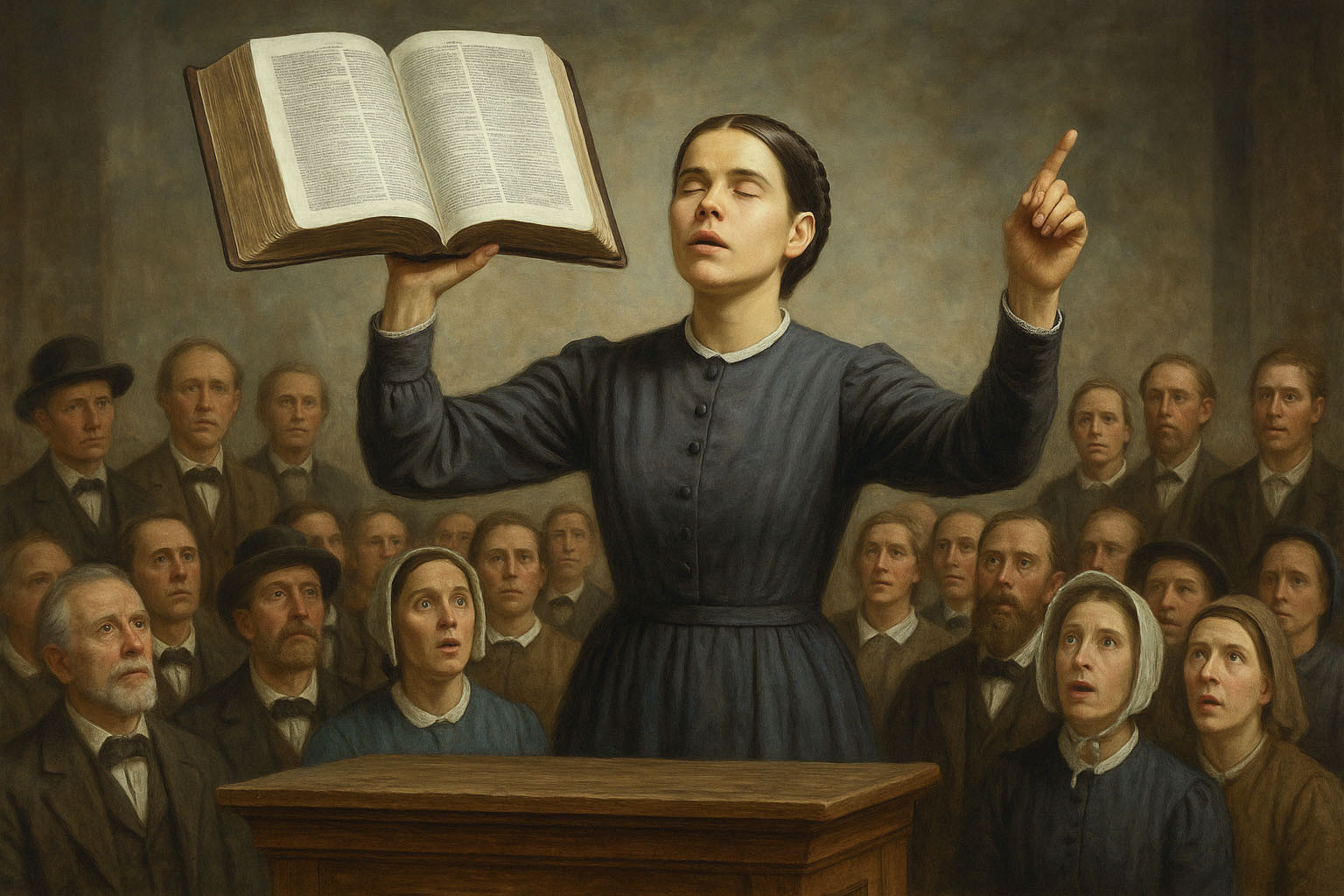 Big Bible, Little Ellen (Artist: Pavle Simovic, &copy;2026)