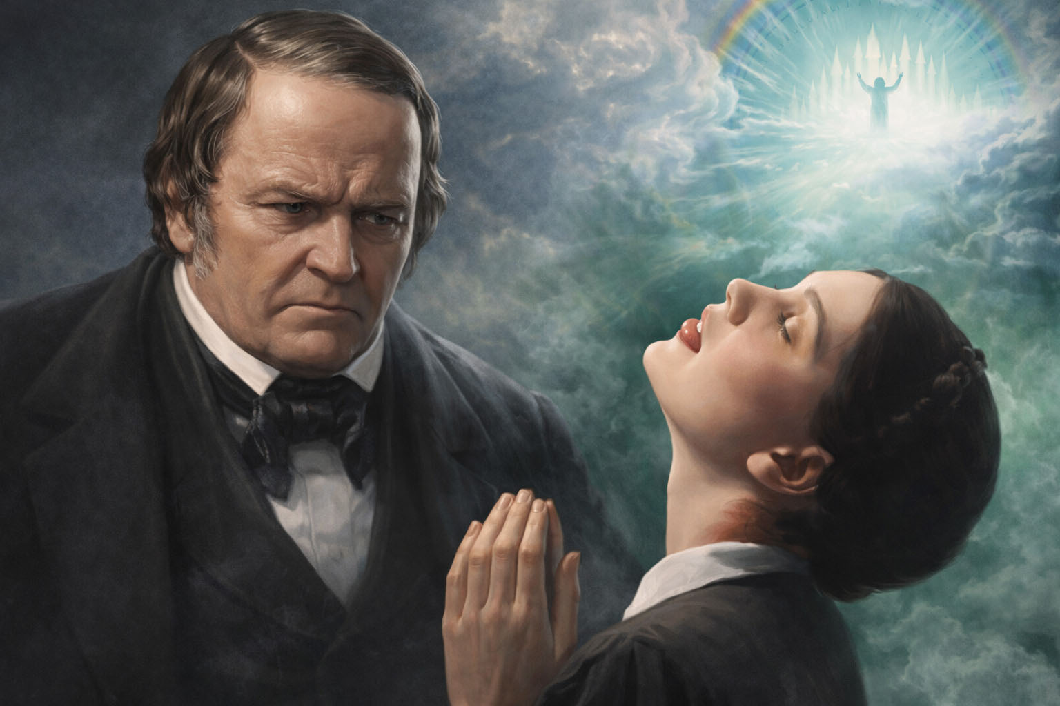 William Miller not a fan of Ellen White and her visions (artist:Pavle Simovic)
