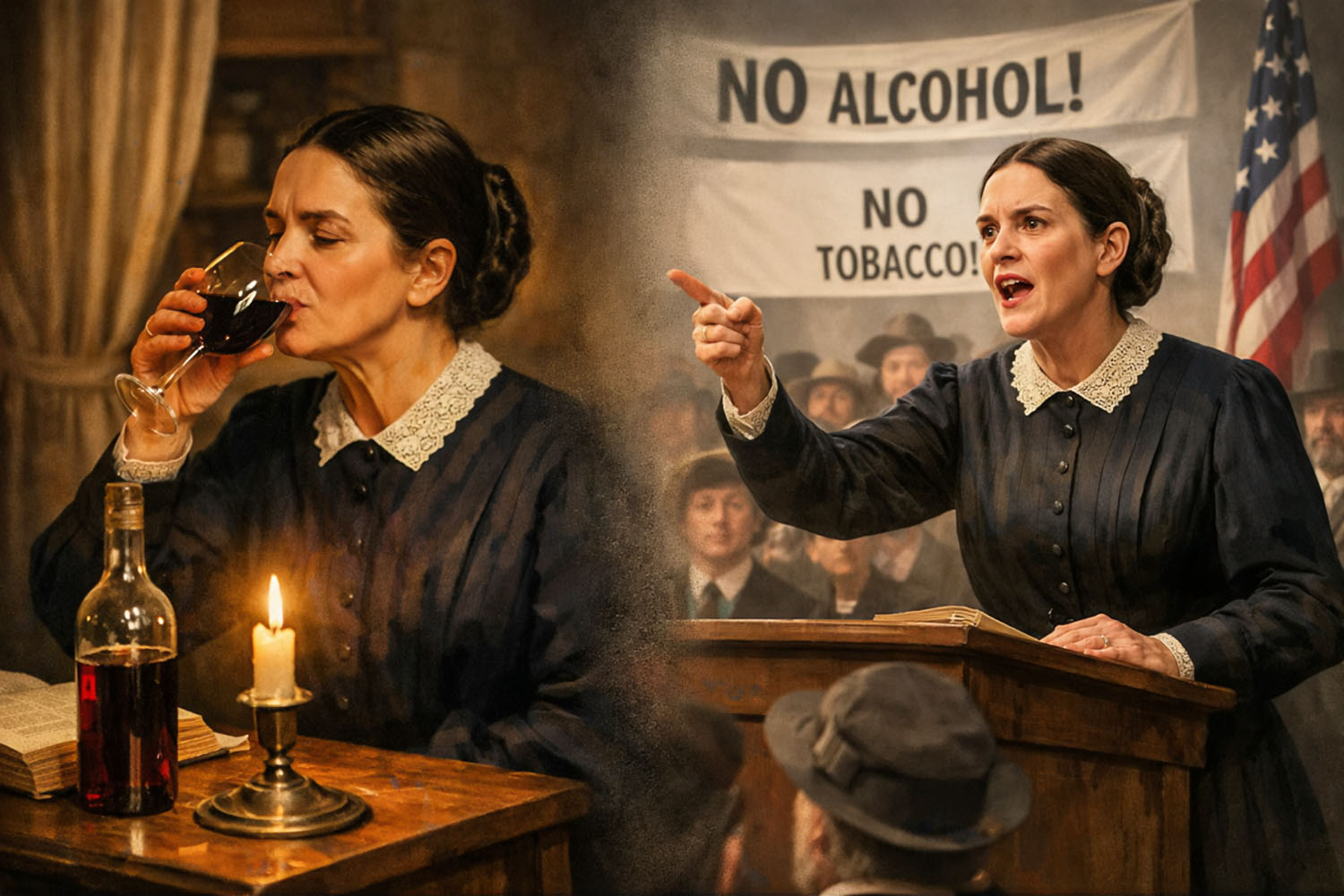 Ellen White drinking swill in private while publically condemning alcohol