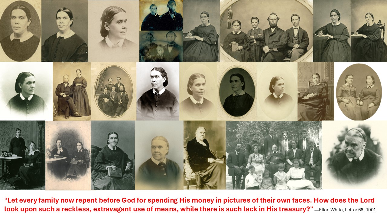 Photos of Ellen G. White, the Spirit of Hypocrisy
