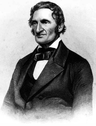 Portrait engraving of William A. Alcott showing a distinguished-looking man in formal 19th century attire